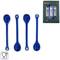 (R) Keramiklöffel blau 14 cm Satz von 4 VE48