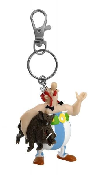 Asterix - Obelix mit Wildschwein - Schl&uuml;sselanh&auml;nger