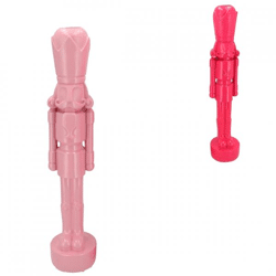 Statue Nussknacker fuchsia/rosa 36 cm 2 Stück sortiert