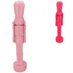Statue Nussknacker fuchsia/rosa 52 cm 2 Stück sortiert