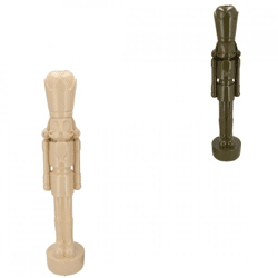 Bild Nussknacker sand/grün 16,5 cm 2 sortiert