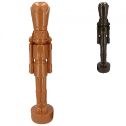 Statue Nussknacker schwarz/braun 52 cm 2 Stück sortiert