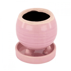 Blumentopf Duo rosa 9 cm