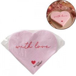 Boltze Home Servietten rosa 33 x 33 cm 3-lagig 12 Stück.