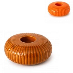 Boltze Kerzenleuchter Leylo orange 7 cm 2 sortiert