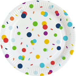 Confetti Birthday - 8 Teller - 23 cm