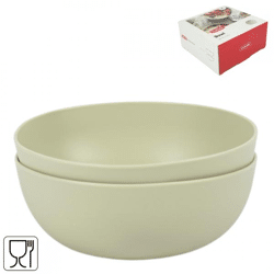 Curver Schale grau-grün 16 cm 2er Set