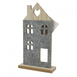 Dekoration Haus 21 cm