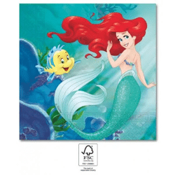 Disney Arielle - 20 napkins - 33 x 33 cm