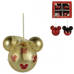 Disney Mickey Mouse Kugeln 8 cm 3er Set sortiert 4er Set