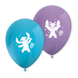 Disney Stitch - 8 Luftballons - 2-fach sortiert