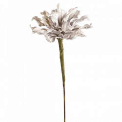 Schaumstoff-Kunstblume Lisa weiß/violett 85 cm