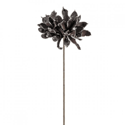 Schaumstoff Kunstblume Lisa schwarz 90 cm