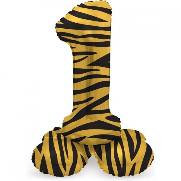 Folat Folienballon stehend 1 Tiger 41 cm