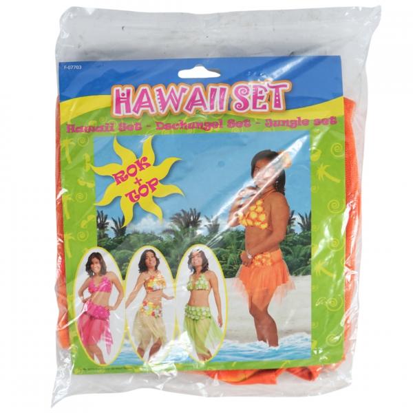 Folat Hawai Oberteil und Rock orange Einheitsgröße