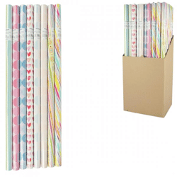 Geschenkpapier Everyday 200 x 70 cm 8fach sortiert
