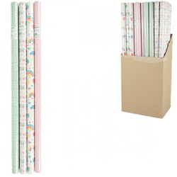 Happy Birthday Geschenkpapier 200 x 70 cm 4fach sortiert