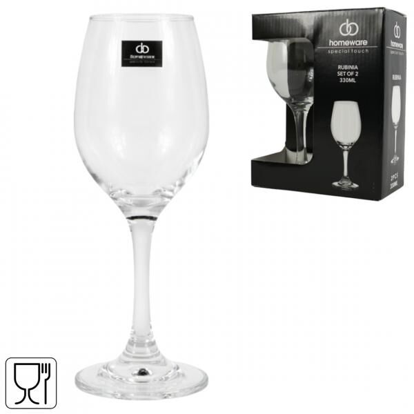 Haushaltswaren Weinglas Rubina 330 ml 2 Stück