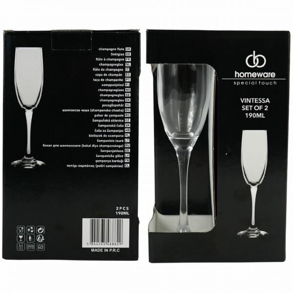 Haushaltwaren Sektglas Vintessa 190 ml 2 Stück