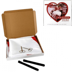 Hochzeitsherz zum Ausschneiden 200 cm 5er Set