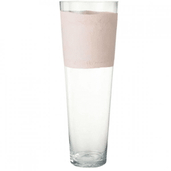 J-Line Vase Delph Glas hellrosa 70 cm