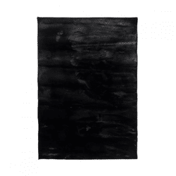 Karpi Teppich Plüsch schwarz 60 x 90 cm