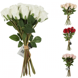 Künstlicher Strauß Rosen 40 cm 4 Stück sortiert