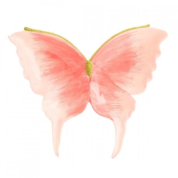 Light & Living Schale Schmetterling rosa 27,5 cm