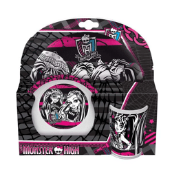 Monster High - 3-teiliges Melamin Set