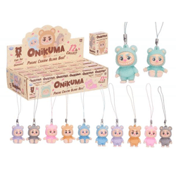 Onikuma - Handy-Anhänger Blindbox im Display - 4 cm