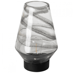 PTMD Tischlampe Celester LED auf Batterie schwarz 23.5
