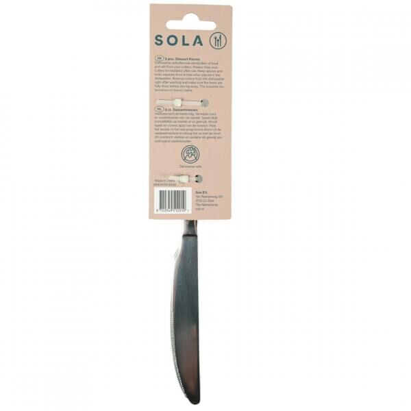 Sola Montana Dessertmesser 21,5 cm 3 Stück