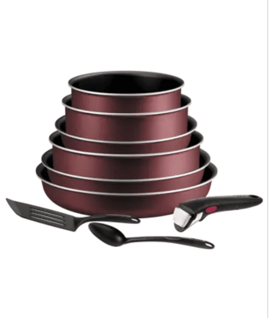 Tefal Ingenio 9-teiliges Set für Induktion mit Pfannen und Sauteuse, vielseitig einsetzbar, platzsparend und ideal für modernes Kochen