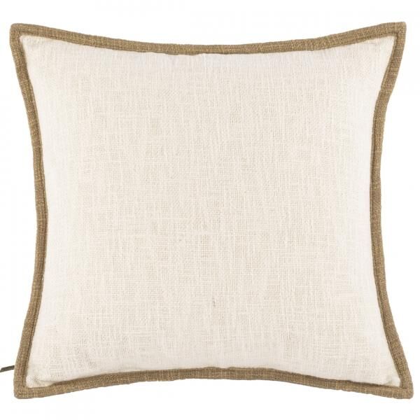 Tiseco Kissen Contrast elfenbein 45 x 45 cm
