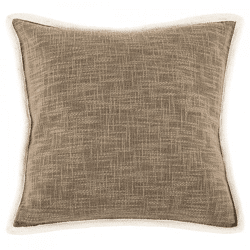 Tiseco Kissen Contrast taupe 45 x 45 cm