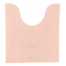 Toilettenvorleger rosa Polyester 45 x 50 cm