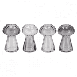 Vase Nova schwarz 17 cm 4 Stück sortiert