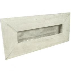 Wanddekoration Holz weiß gekalkt 51,5 cm