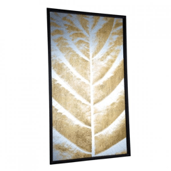 Wandpaneel Loro Palmblatt Spiegel/Gold 100 cm