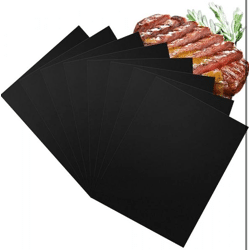 8er Set BBQ Grillmatten Antihaftbeschichtet 40 x 33 cm