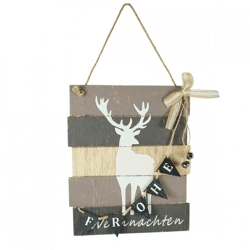 Anhänger Frohe Weihnachten 27,5 cm