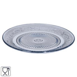 Teller mit Motiv blau 22,5 cm
