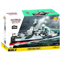 COBI-4844- Konstruktionsspielzeug - HC WWII - HMS BELFAST IWM