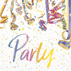 Colourful Party - Lunch-Servietten - 33 x 33 cm