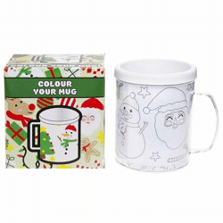 Färbe deine eigene Weihnachtstasse