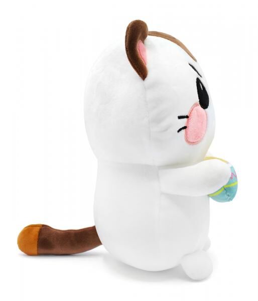 Funny Cat mit Suppe - Pl&uuml;schfigur - 25 cm