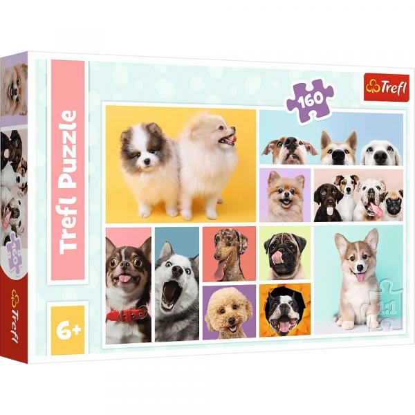 Hunde Collage - Puzzle 160 Teile