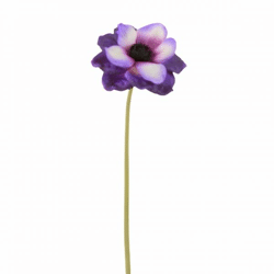 J-Line Kunstblume Anemone lila 40 cm