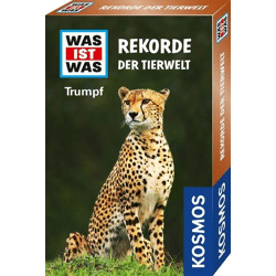 Kosmos 741914 - WAS IST WAS Trumpf: Rekorde der Tiere - Kartenspiel