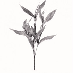 Artificial branch foam bundle lilac gray 85 cm